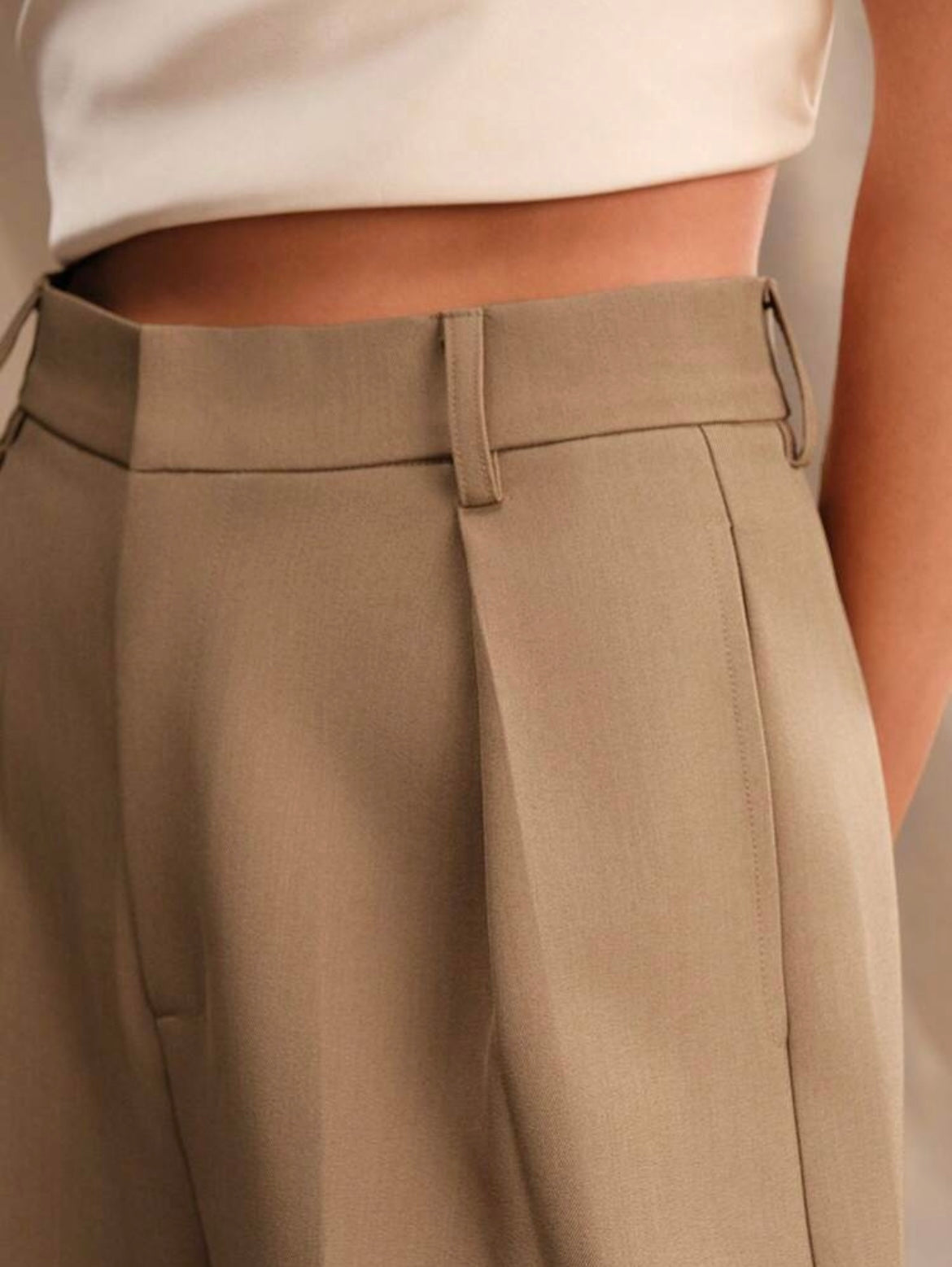 Wide Leg Smart Casual Pants.