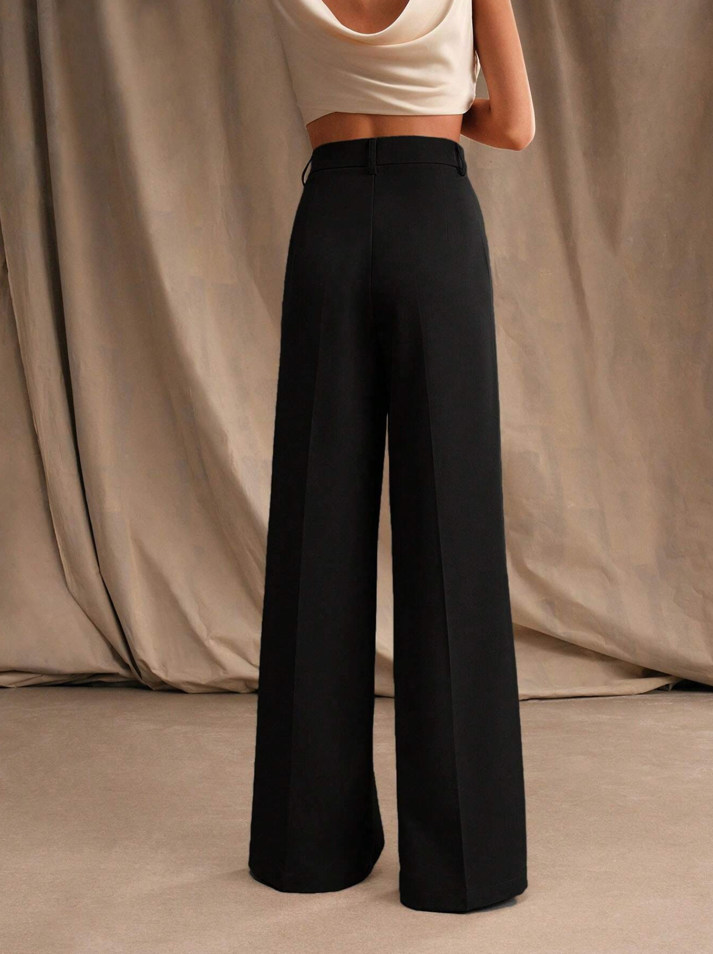Wide leg pants. Formal.